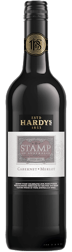 Hardys Stamp Cabernet Merlot, South Eastern Australia.