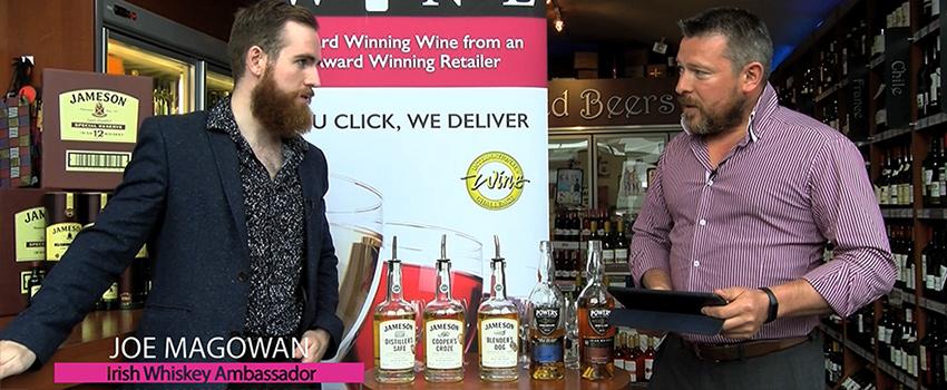 Home Delivery Wine talk to Irish Whiskey Ambassador Joe Magowan of Powers Whiskey