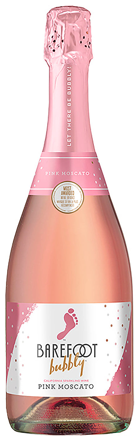 Barefoot Bubbly Pink Moscato, California, USA