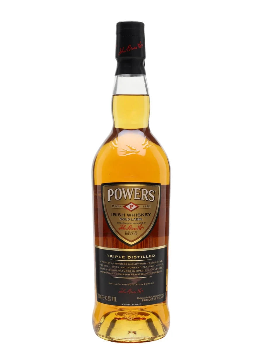 Powers Gold Label Triple Distilled Irish Whiskey 70cl