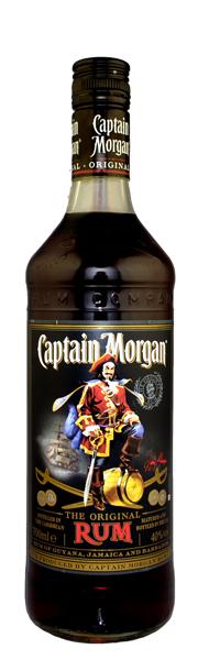 Captain Morgan Black Label rum, 70cl.