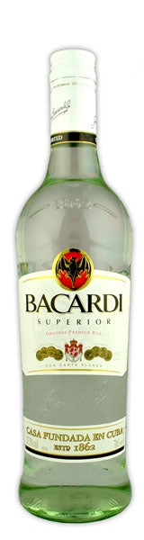 Bacardi  Carta Blanca Superior White Rum, Puerto Rico.