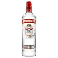 Smirnoff No.21 Red Label Triple Distilled Vodka.