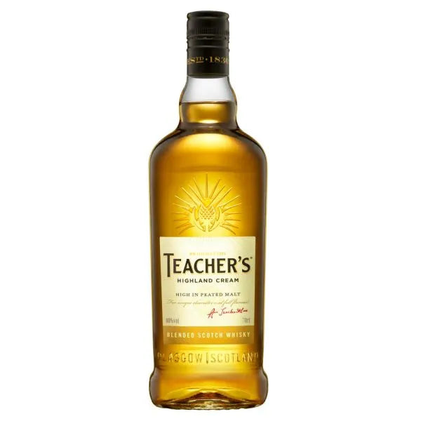 Teachers Highland Cream Blended Scotch Whisky, Scotland.